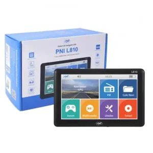 Reducere de preț Sistem De Navigatie Gps Pni L810 Ecran 7 Inch, 800 Mhz, 256Mb Ddr, 8Gb Memorie Interna, Fm Transmitter