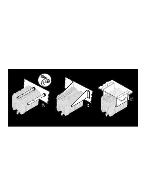 31.16.25.001 Kit Montaj Pe Platforma Ptr Rezervor Apa Lago Bestseller