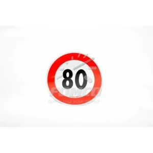Reducere Indicator auto reflectorizant limitare viteză 80km