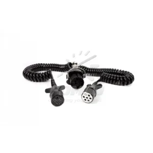 Cablu electric spiralat adaptor cu mufe plastic 2x7 pini, 1x15 pini Cumpărături sigure