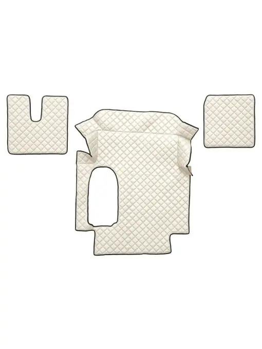 Preț redus Set 3 covorase camion F-Core, Piele-ECO, pentru MAN TGA, cabina lata 250 cm, Bej