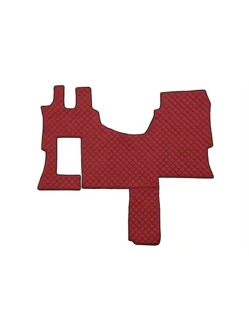 Discount Covoras camion F-Core, Piele-ECO, pentru MERCEDES ACTROS MP4 / MP5, cabina SOLO STAR, Rosu