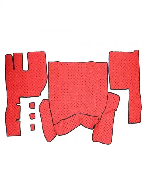 Set Covorase Piele Ecologica Truck Umbrella Pentru Volvo Euro 5 Rosu Chilipir