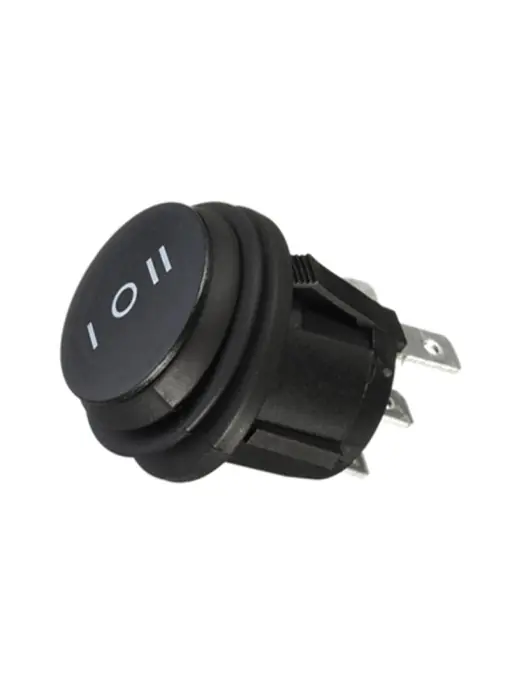 Preferatul clienților Intrerupator circular cu 3 pozitii, waterproof pentru utilaje, Off-Road, ATV, SSV, QUAD, Scuter, Motocicleta