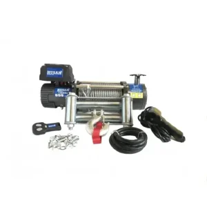 Nu rata Troliu auto Husar Winch 13000Lbs 5897KG cu sufa sintetica telecomanda cu fir si wireless