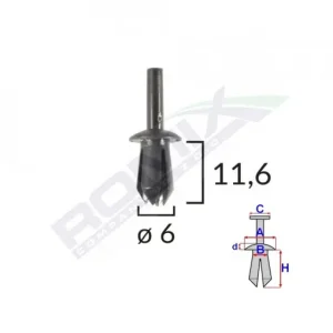 Vezi acum Clips Fixare Renault Dacia Mercedes Bmw Fiat - Negru Set 25 Buc
