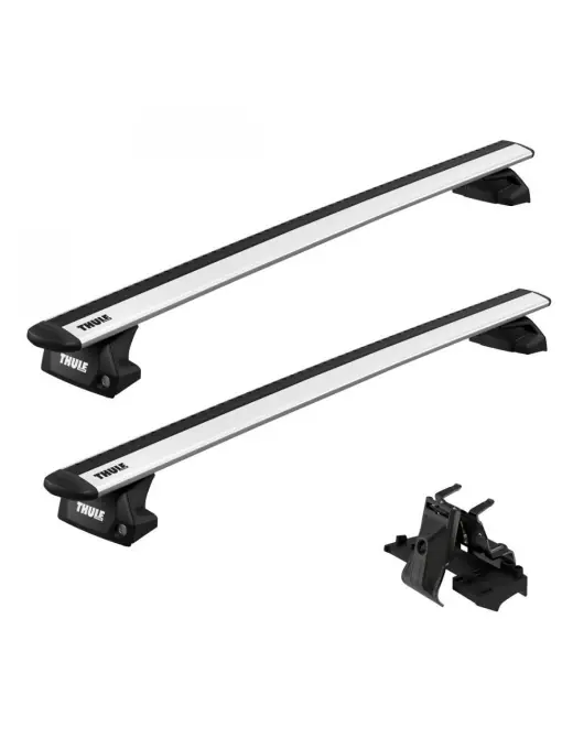 Reducere specială Bare transversale Thule WingBar Evo Flush Silver dedicate pentru Dacia Bigster 5-dr SUV 2025- cu bare longitudinale inaltate