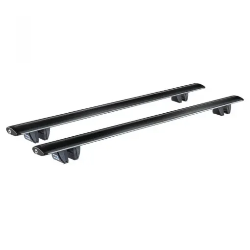 Bare transversale din aluminiu Cruz Airo R Black pentru Dacia Logan MCV 2013+ cu bare longitudinale Nu rata