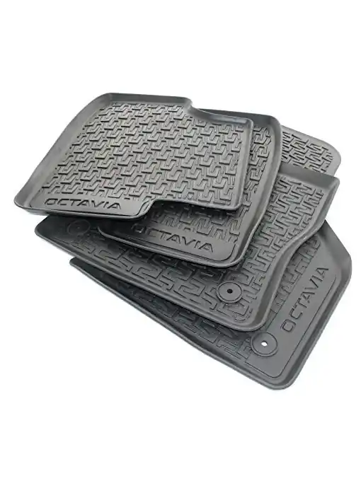 Transport gratuit Set covorașe auto cauciuc originale OE Skoda Octavia 3 (2013–2020)