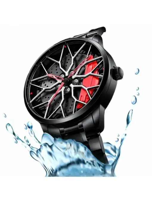 Ceas Sport pentru pasionatii auto, moto, ATV, SSV, model "GT-FORZA 1472", culoare rosu + negru Livrare rapidă
