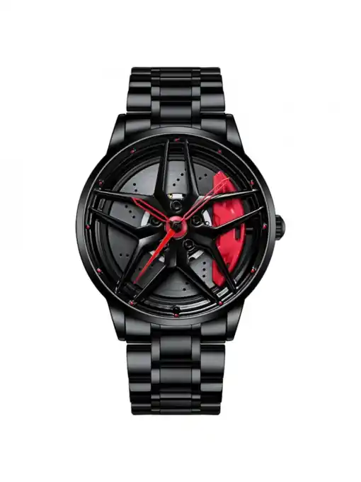 Reduceri Ceas Sport pentru pasionatii auto, moto, ATV, SSV, model "GT-BORBET 1471", culoare rosu + negru