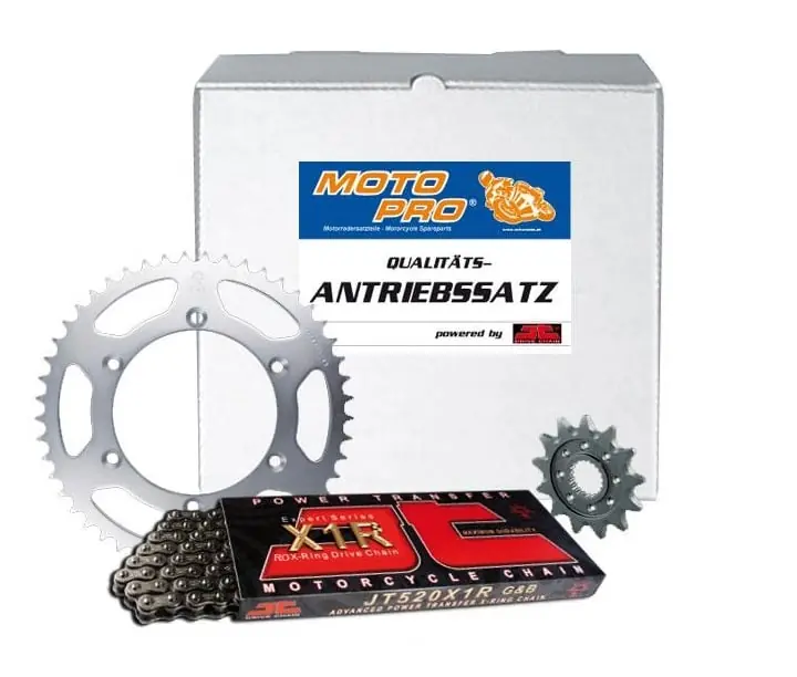 Promoție Motopro - kit lant Yamaha XJ600 Diversion - 03, pinioane 16 48 Lant JT 520X1R2-110 X-Ring (Format din 102-482-16 112-466-48 145-452-110) Motopro
