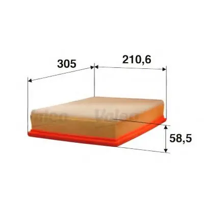 Reducere specială Filtru aer VALEO 585110 VALEO