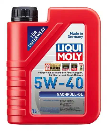 Ofertă specială Ulei motor Liqui Moly completare 5W-40