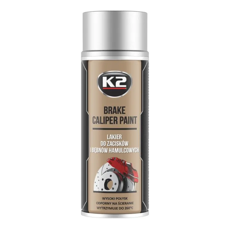 K2 Brake caliper 400ml - Spray vopsea etriere frana argintiu Super ofertă