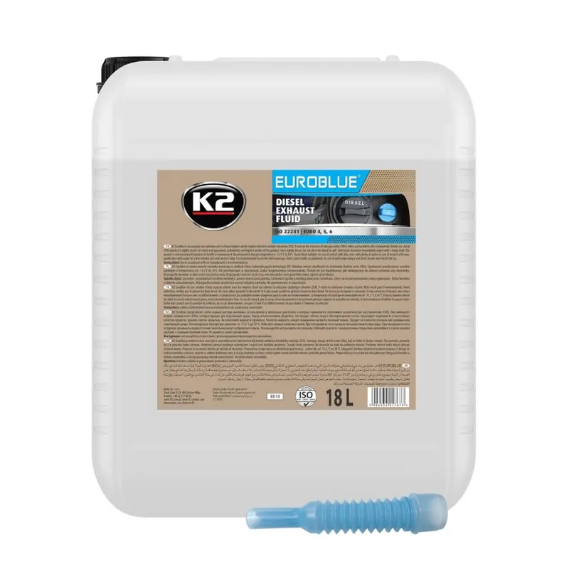 Disponibil imediat K2 EUROBLUE 18L - Solutie cu uree sistem cu AD BLUE