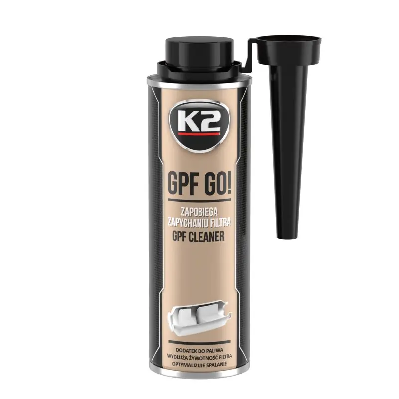 Ofertă exclusivă K2 GPF GO! 250ml - Aditiv benzina