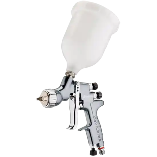Ofertă exclusivă Pistol de vopsit DeVilbiss Advance HD Conventional, cupa plastic 560 ml, duza la alegere, consum aer de la 339 l/min