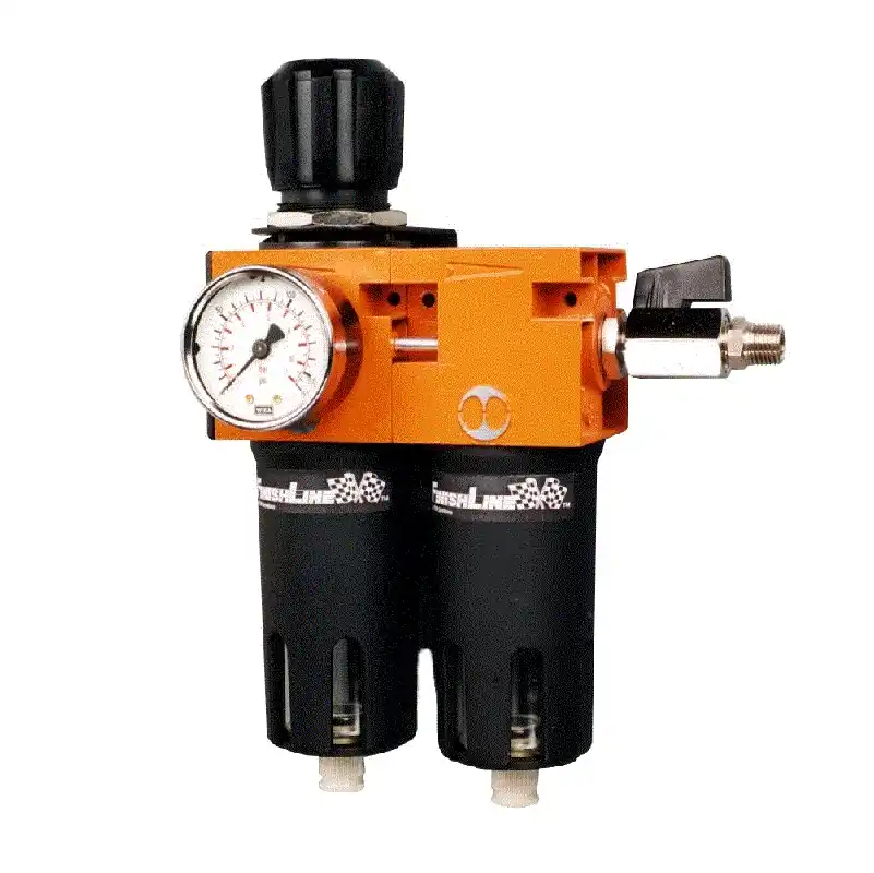 Baterie filtrare aer, DeVilbiss FLRC-1, filtrare aer cu regulator, baterie 2 filtre, pana la 0.01 microni Vezi acum