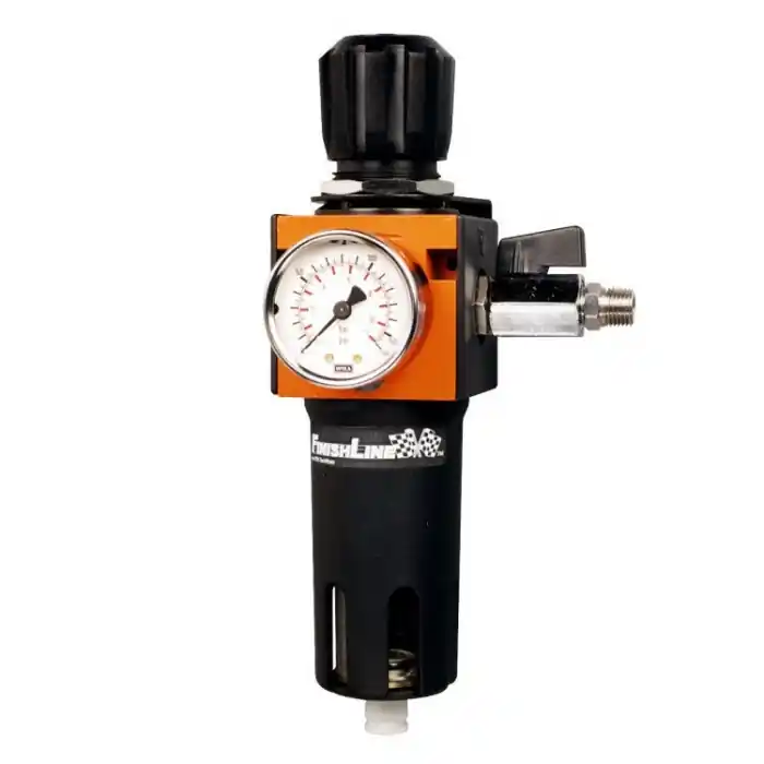 Popular Baterie filtrare aer, DeVilbiss FLFR-1, filtrare aer cu regulator, baterie 1 filtru, pana la 20 microni, debit 1920 l/min