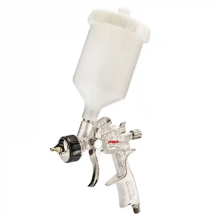 Retur gratuit Pistol de vopsit, ANI Prof F160/S CLEAR, cupa plastic 600 ml, duza 1.3 mm, consum aer incepand cu 220 l/min
