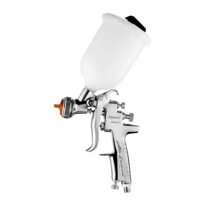 Comandă acum Pistol de vopsit, Anest Iwata AZ3 HTE-S IMPACT Chrome, cupa plastic 600 ml, duza la alegere, consum aer incepand cu 362 l/min