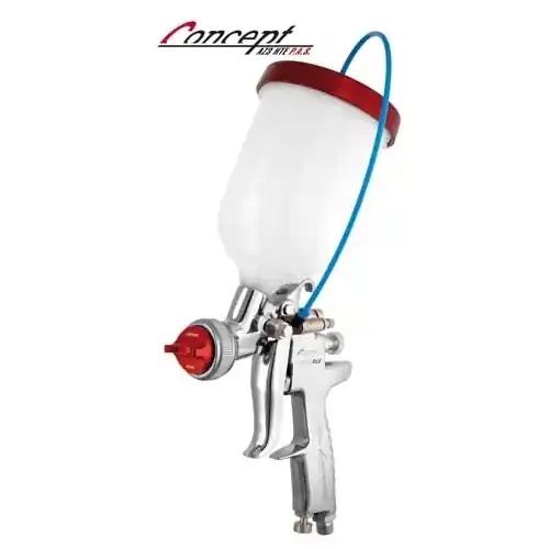 Reducere Pistol de vopsit, Anest Iwata AZ3 HTE P.A.S. Concept, cana sus presurizata 600 ml, duza la alegere
