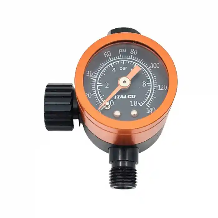 Regulator de presiune aer cu manometru mecanic, Italco ModelOne, montare pe furtun, cupla 1/4, maxim 10 bar Transport gratuit