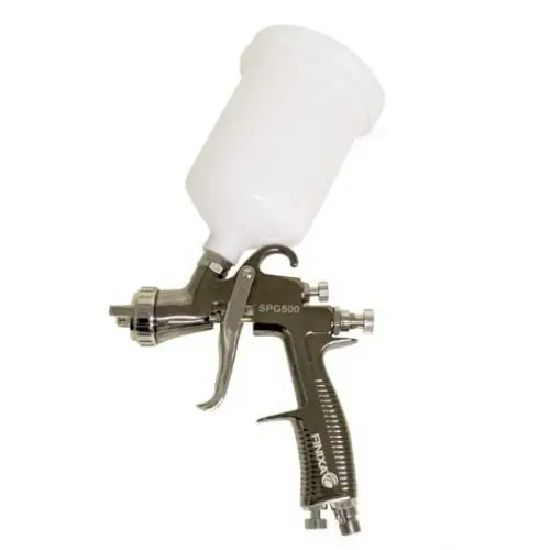Pistol de vopsit Finixa SPG 500, cupa plastic 600 ml, duza la alegere, consum aer de la 195 l/min Reducere de preț