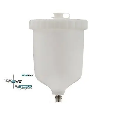 Cana pistol vopsit, Anest Iwata 14019100, pentru pistol WS400-LS400, material plastic, capacitate 600 ml Reduceri