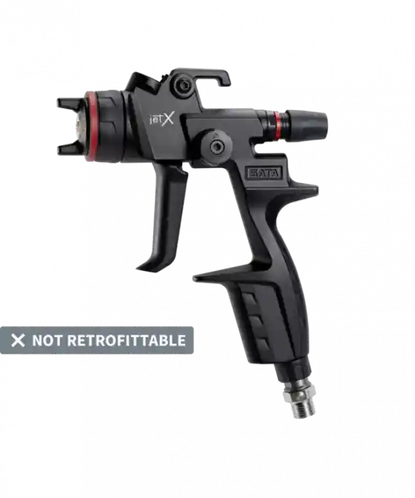 Pistol de vopsit, SATAjet® Jet X Basic, model HVLP pentru vopsea ori RP pentru lac, duza la alegere (fara cana) Preț mic