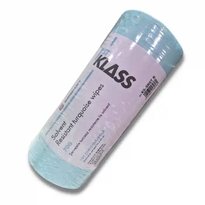 Vezi acum Rola servetele, Klass SRS, 100 servetele rezistente la solvent, culoare turqoise, dimensiune 400x300 mm