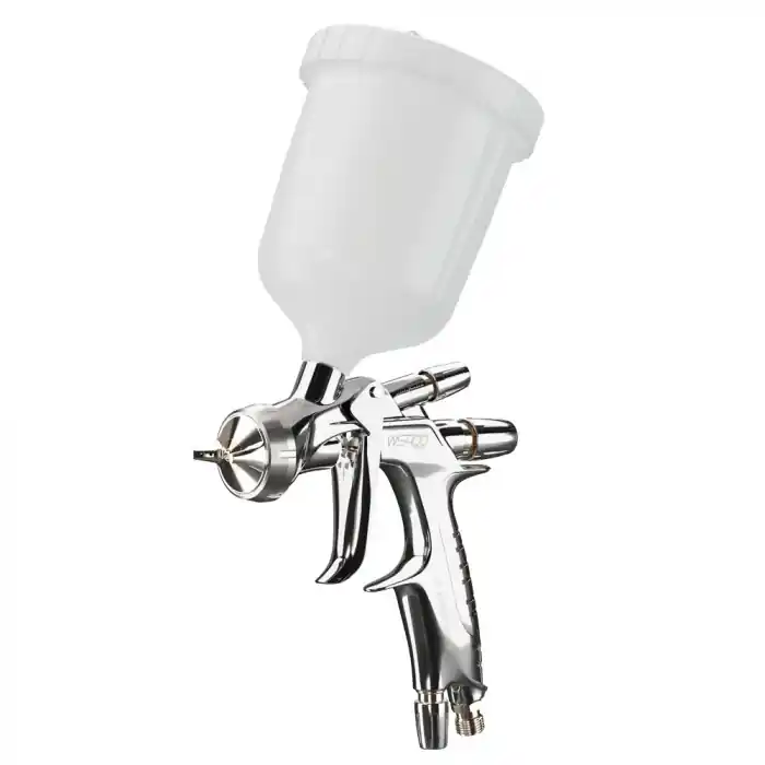 Pistol de vopsit, Anest Iwata Pininfarina WS-400 Clear Seria 2 - pentru lac, Eco Set / Pro Set - cutie carton, cana 600 ml Reduceri
