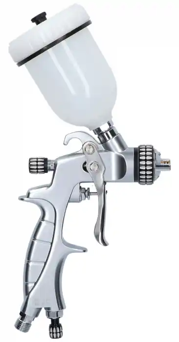 Pistol de vopsit pentru retus, Finixa SPG 700, cana plastic 100 ml, duza 0.8 mm, consum aer 200 l/min Retur gratuit