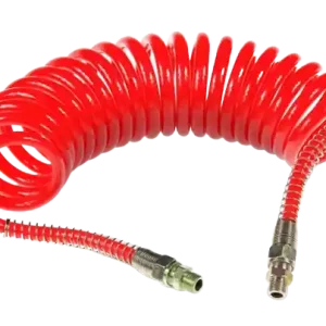 Lichidare de stoc Furtun alimentare aer, MVM PBC002/3, spiralat, culoare galben / rosu M22