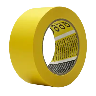 Banda mascare, Q1® Premium, culoare galben, dimensiune 36 mm / 48 mm x 50 metri Promoție