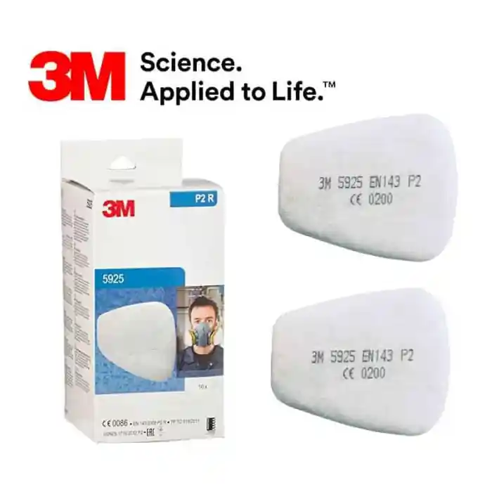Prefiltre pentru masca, 3M™ 5925, protectie particule P2 compatibile cu toate filtrele (set 2 filtre) Ofertă exclusivă