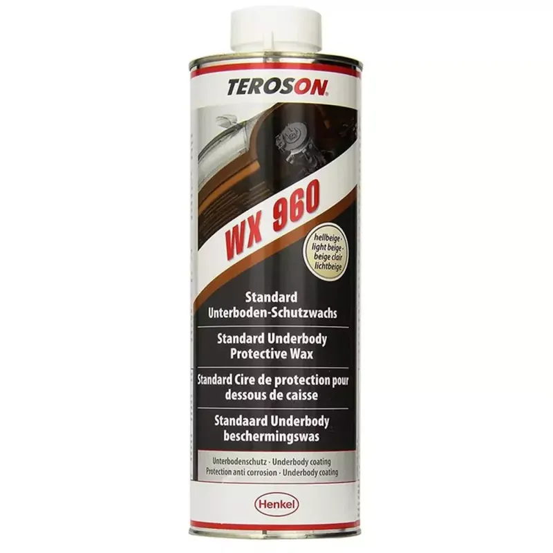 Chilipir Ceara protectie caroserie, Teroson® WX 960, agent anticoroziv pe baza de ceara, lanolina, polimeri si aditivi anticorozivi, cantitate 1 litru