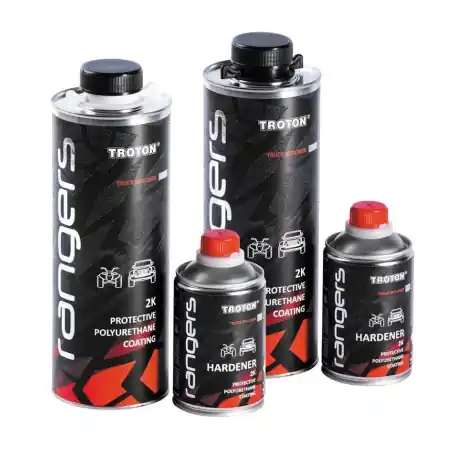 Vopsea heavy duty antizgarieturi, Troton Ranger, culoare la alegere, gramaj 790 grame + 210 grame intaritor Plată sigură