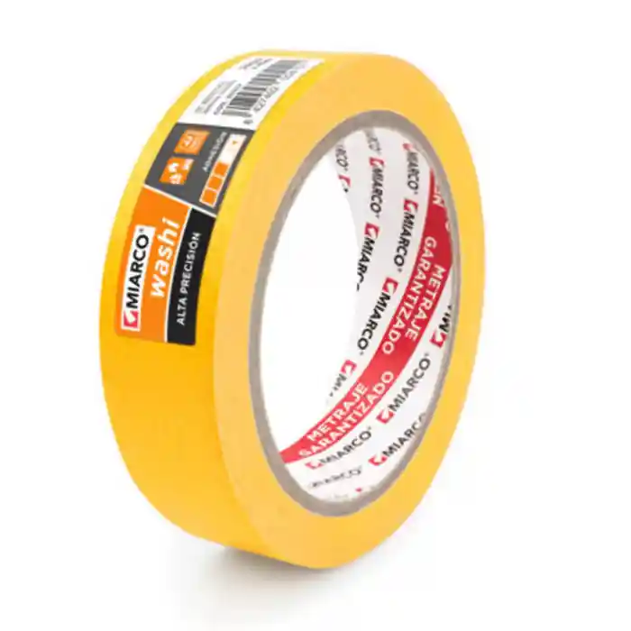 Banda mascare japoneza, Prima System Washi, rezista pana la 150°C, culoare galben, lungime 45 metri Plată sigură