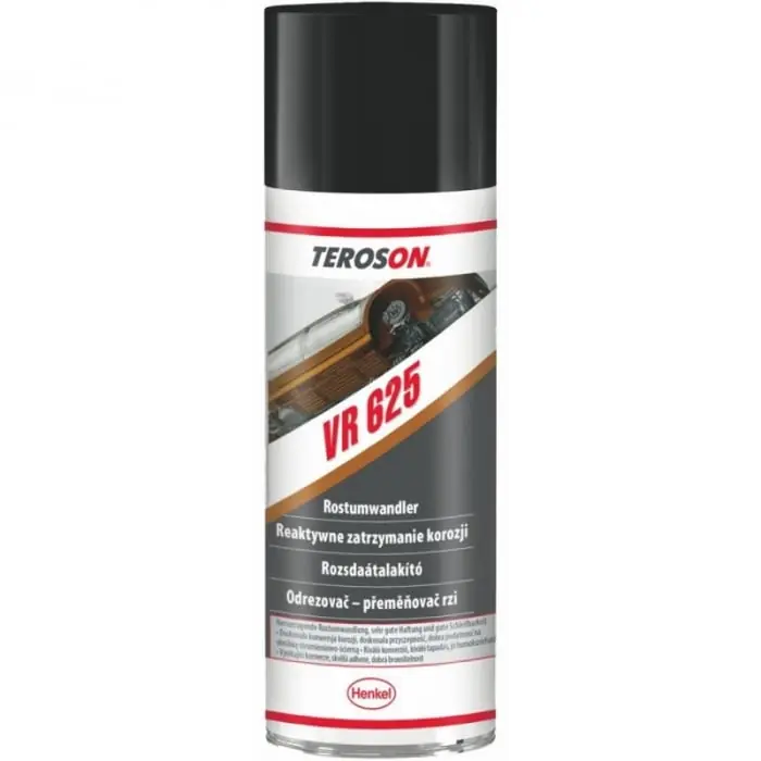 Inhibitor rugina spray, Teroson VR 625, de neutralizare a ruginii, cantitate 400 ml Comandă acum