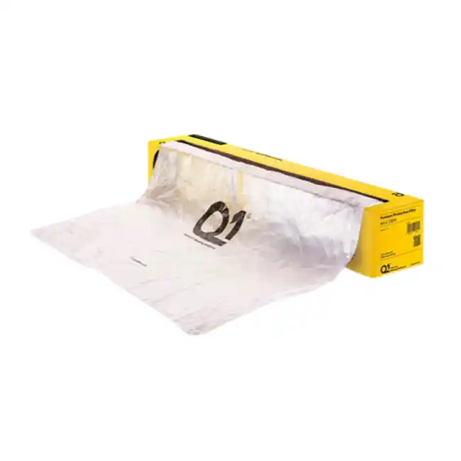 Livrare rapidă Folie mascare, Q1® Premium, dimensiune 6 x 110 metri