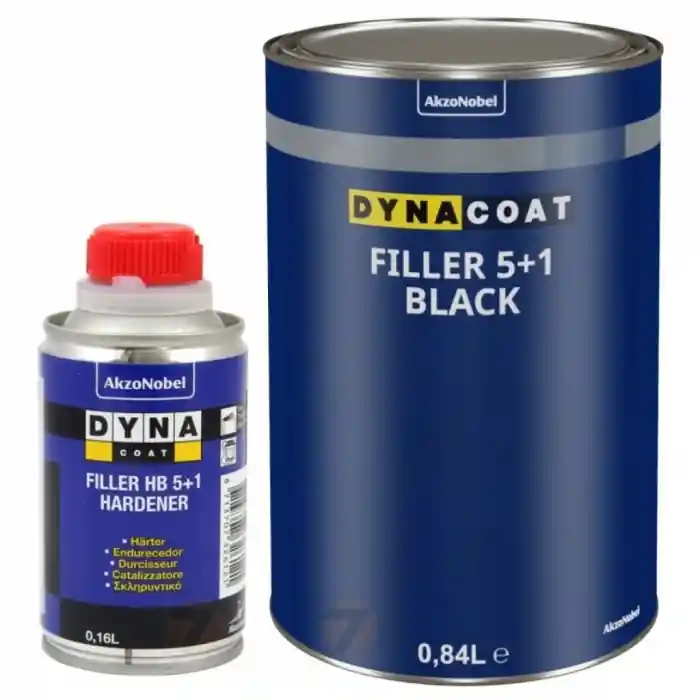 Filler acrilic 5:1, Dynacoat HB 5+1, culoare la alegere, contine intaritor, gramaj 1 / 3.6 litri Preț redus