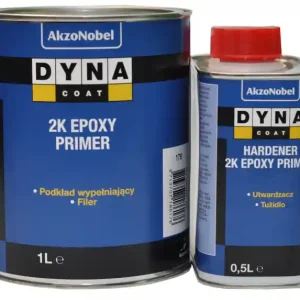 Lichidare de stoc Epoxy primer, Dynacoat Epoxy, cantitate 1 litru filler + 0.5 litri intaritor