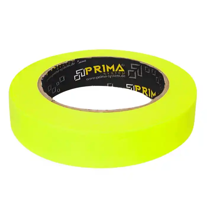 Banda mascare, Prima System PRBN-XX45, rezista pana la 100°C, culoare neon, lungime 45 metri Cel mai bun preț