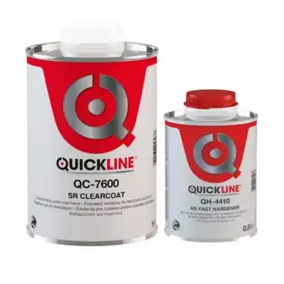 Cumpără online Pachet lac auto, Quickline QC-7600 SR HS, cantitate 1 litru lac si 0.5 litri intaritor