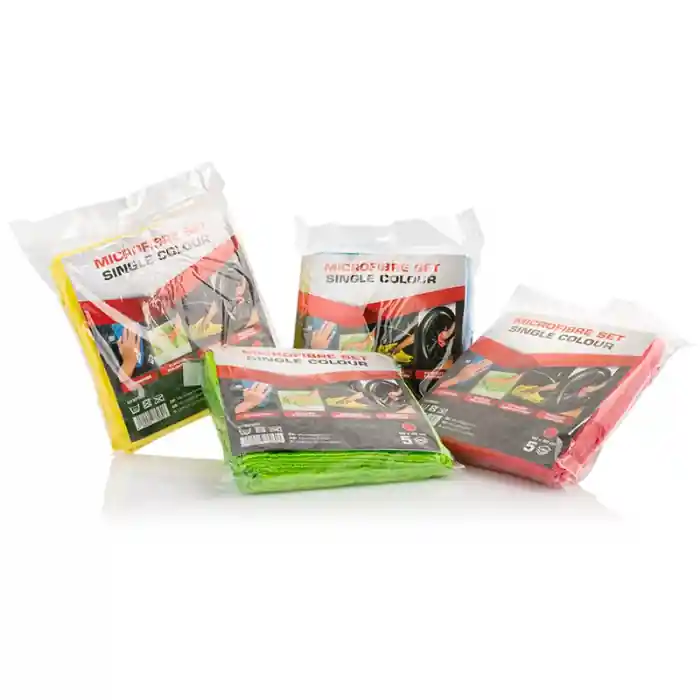 Laveta microfibra, Serwo Group 073010x, rezistenta la solvent, diferite culori, pachet 5 buc Mai ieftin