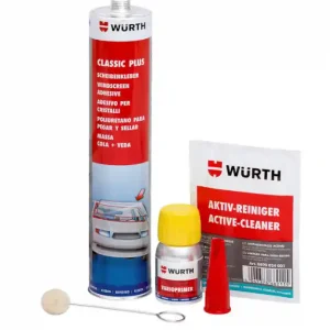 Trusa pentru lipit parbriz, Wurth 890 023 700, adeziv monocomponent, timp uscare 2 ore, cantitate 310 ml Cumpărături sigure