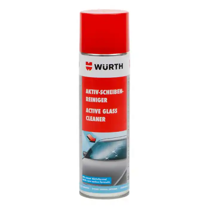 Solutie de curatat, Wurth 890 25, pentru geamuri si oglinzi, cu spuma activa, cantitate 0.5 litrI Comandă acum