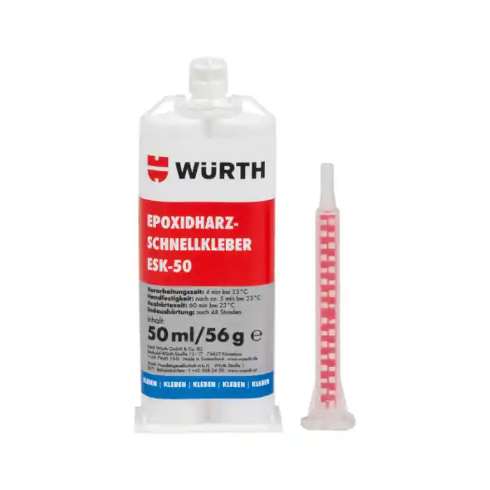 Adeziv epoxidic bicomponent, Wurth ESK, fara solvent, cantitate 50 ml Ofertă